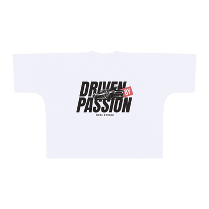 Driven passion Oversize One-piece Pattern Cut Boxy Tee