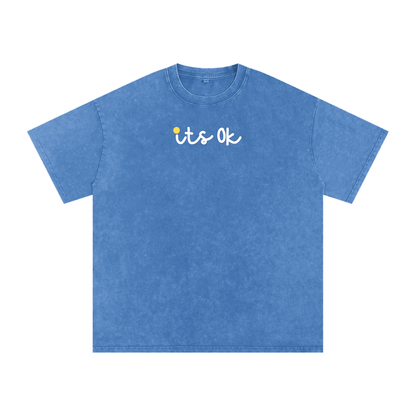 its ok Acid Wash Oversize T-Shirt