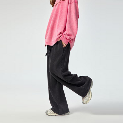 Nigeria 1960 Acid Wash Straight Leg Trousers